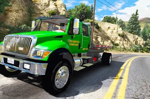 CXT flatbed tow truck [Add-On / Replace | FiveM | ELS / non-ELS]