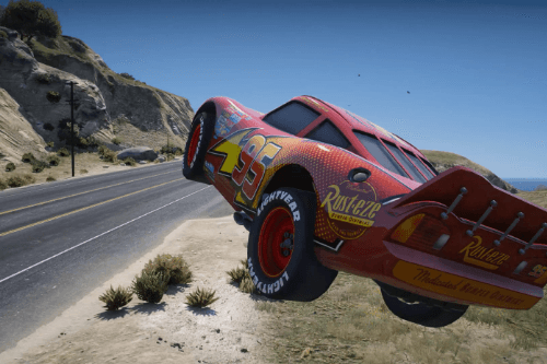 Lightning McQueen with Animated Eye [Add-On | OIV | FiveM]