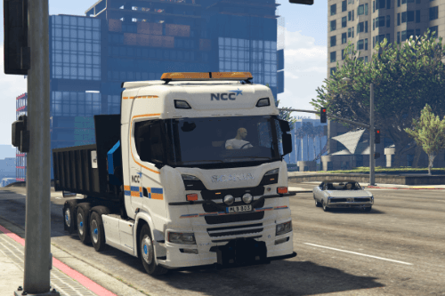 Construction truck - Scania S730 [ELS | Replace / FiveM]