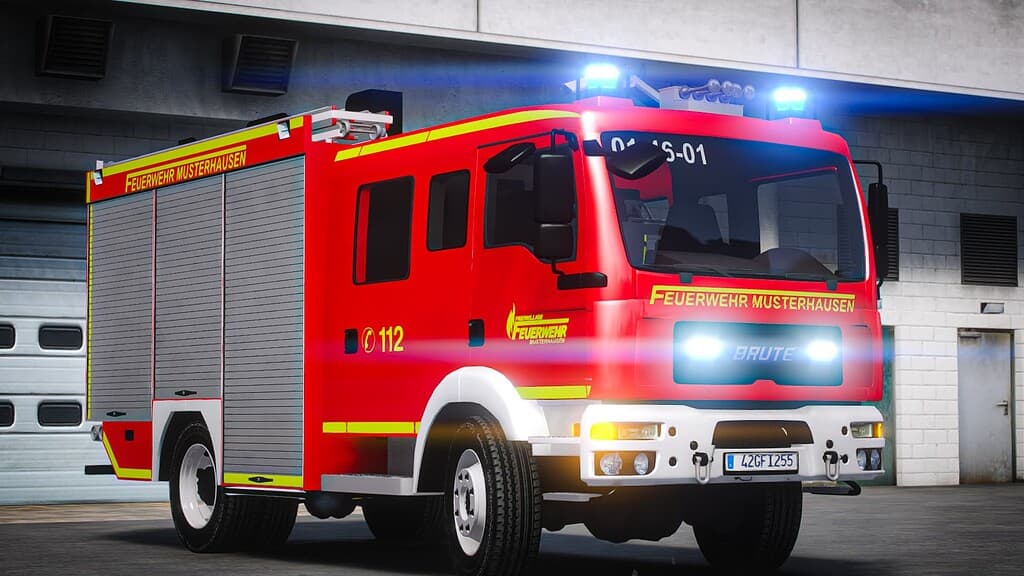 Brute Fire Truck E4 Xenon Optic - ELS