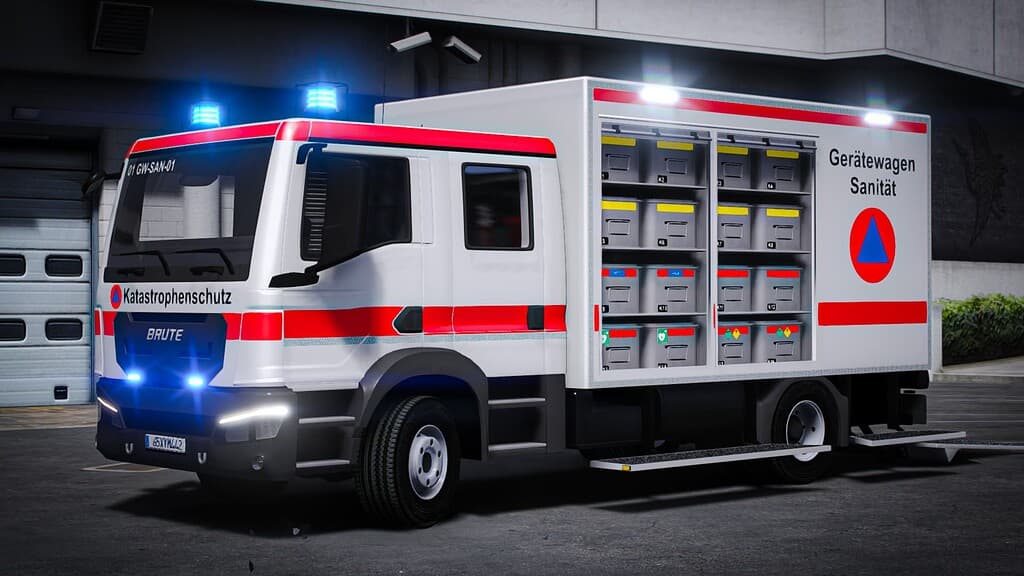 BRUTE Mass Casualty Incident Unit / Gerätewagen Sanität (GW-San)