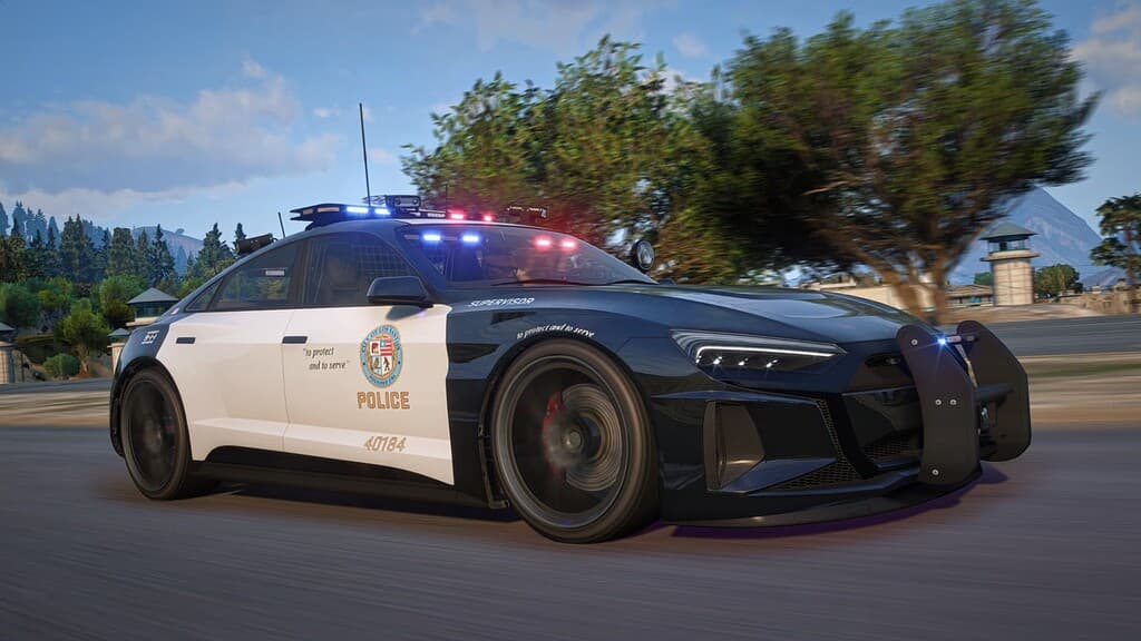 Lore-Friendly New Series Police Omnis e-GT Interceptor